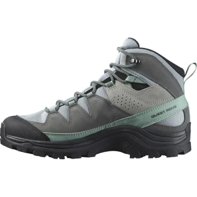 Image of Salomon Quest ROVE GTX Hiking shoes, Women&#039;s, Size: 6, Quarry/quiet shade/black Leather and textile