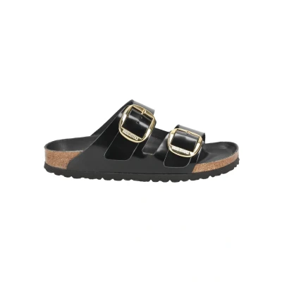 Image of Birkenstock Arizona Mules, Women&#039;s, Size: 8, Schwarz Leather