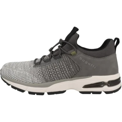 Image of bugatti Parry Trainers, Men&#039;s, Size: 9, grey light aox Imitation leather/ textile