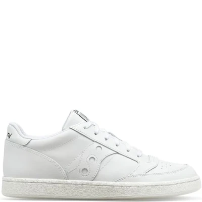Image of Saucony JAZZ Court Unisex Trainers, Size: 5.5, White Leather