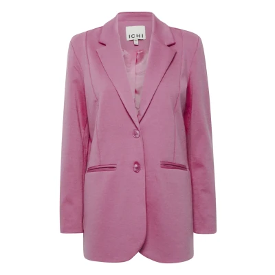 Image of ICHI Blazer, Women&#039;s, Size: Large, Super pink