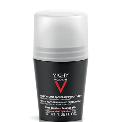 Image of VICHY Homme Men&#039;s Deodorant for Sensitive Skin Roll On 50ml
