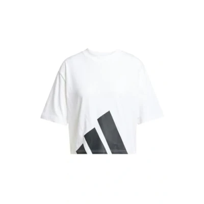 Image of adidas Sportswear Print Tshirt White black, Women&#039;s, Size: XXS, black