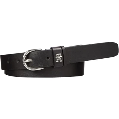 Image of Tommy Hilfiger Essential Effortless Belt, Women&#039;s, Size: 50, Black