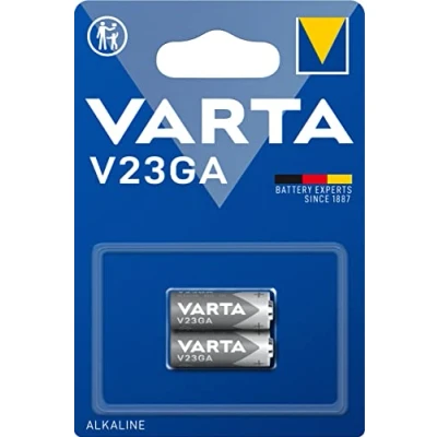 Image of Varta Alkaline 12v v23ga blister of 2 batteries 4223101402