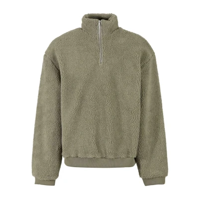 Image of Urban Classics Troyer Fleece jumper, Men&#039;s, Size: Small, Palegreen