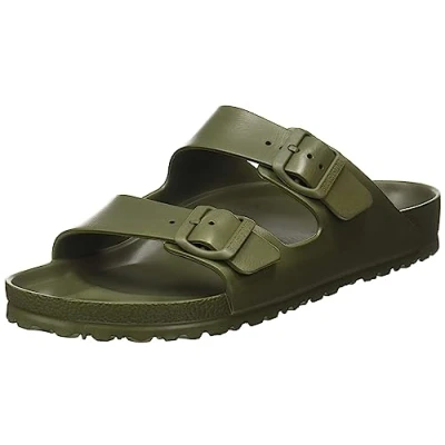 Image of Birkenstock Mules khaki, Size: 5, Khaki Soft synthetic