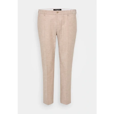 Image of Jack &amp; Jones Riviera SLIM FIT Suit trousers beige, Men&#039;s, Size: 56R, Beige