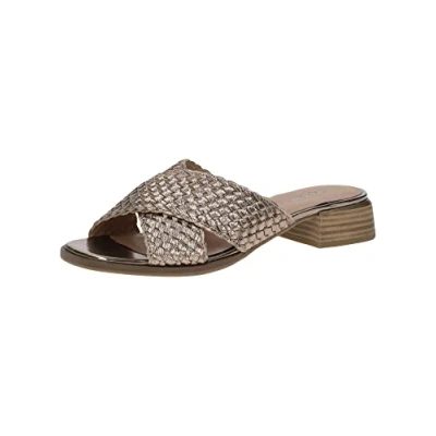 Image of Caprice Mules Taupe metallic, Women&#039;s, Size: 6, metallic Leather
