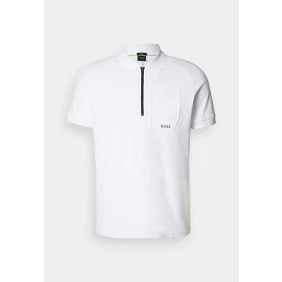 Image of BOSS Urban TECH Polo shirt, Men&#039;s, Size: 3XL, White