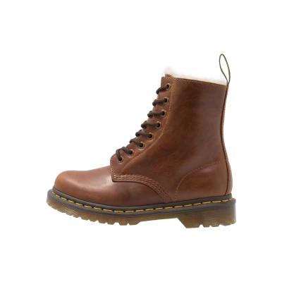 Image of Dr. Martens 1460 Serena Laceup ankle boots, Women&#039;s, Size: 4, Butterscotch orleans Leather