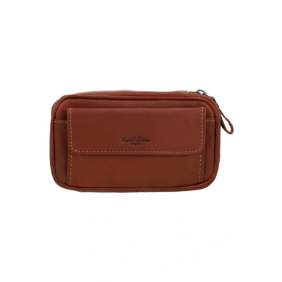 Image of Gusti Leder Diego Wash bag, Size: One Size, Braun