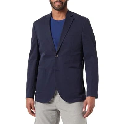 Image of Jack &amp; Jones Premium Einreihiger Jpraustin Blazer jacket, Men&#039;s, Size: 36R, Night sky