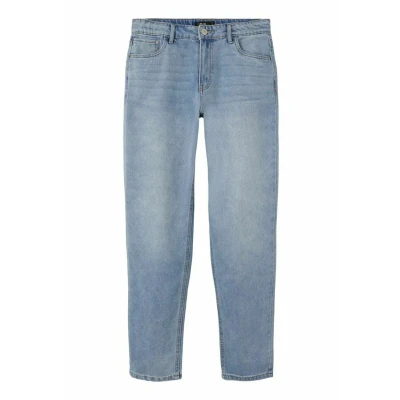 Image of LMTD Straight leg jeans for kids, Size: 12y, Light blue denim
