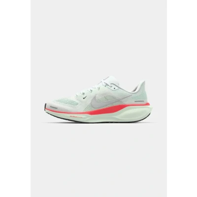 Image of Nike Performance Road running shoes, Men&#039;s, Size: 10.5, White/metallic silver/barely green/bright crimson/black shoes