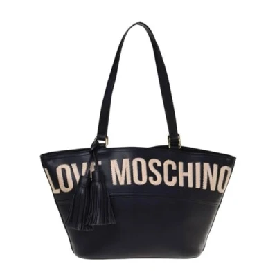 Image of Love Moschino Women Poljc4285pp0mkj0000u Shoulder Bag, Black, 44x23x10, 44x23x10