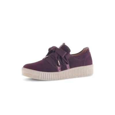 Image of Gabor Women&#039;s Low Top Trainers, Shoes, Best Fitting, Mulberry 15, 44 EU