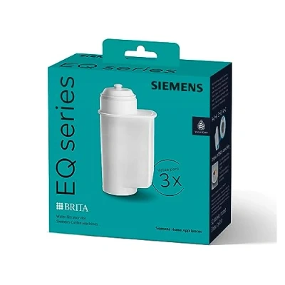 Image of Siemens TZ70033A Brita Intenza Water Filter for Bean to Cup Espresso Machines, Value Pack, Pack of 3, White