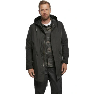 Image of Brandit Parka, Men&#039;s, Size: Large, Black