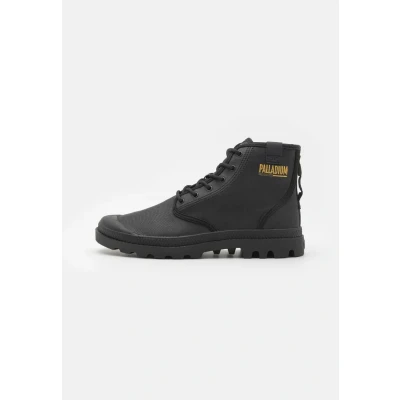 Image of Palladium Unisex Pampa Ankle Boot, 2 UK, Black, UK