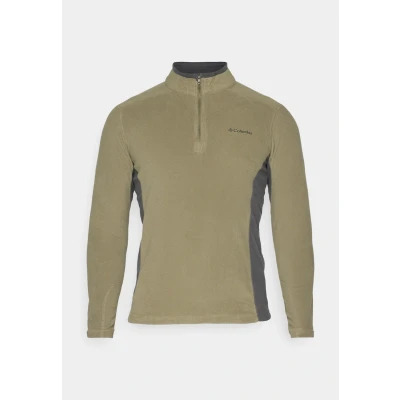 Image of Columbia Klamath RANGE II HALF ZIP Fleece jumper, Men&#039;s, Size: Small, Stone green/shark