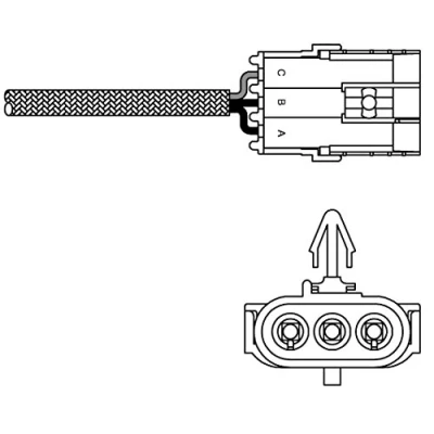 Image of Lambda Sensor DELPHI ES10992 12B1
