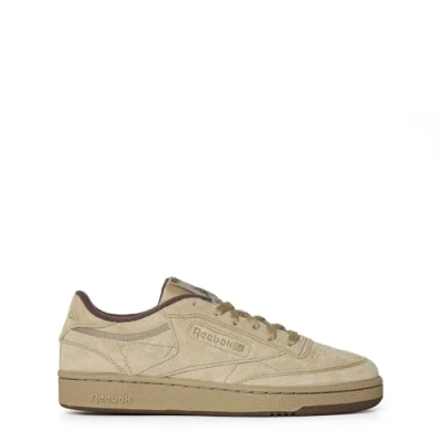 Image of Reebok Classic CLUB C 85 Unisex Trainers, Size: 4, Mushroom/utility brown Suede