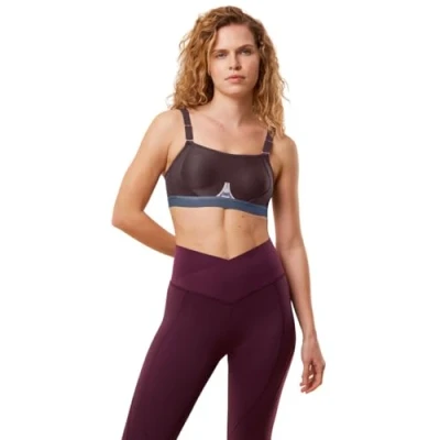 Image of triaction by Triumph Gravity LITE High support sports bra, Women&#039;s, Size: 32B, Deep burgundy
