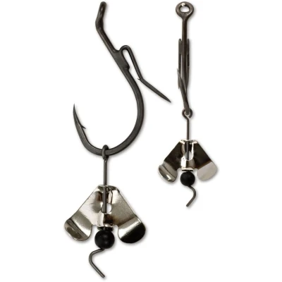 Image of Black Cat Buzzer Hook DG Silver 5/0 (3 pieces) Catfish tackle hooks