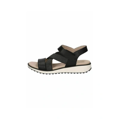 Image of Caprice Damen Pantolette mit Keilabsatz, Schwarz (BLACK SUEDE), 39