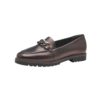 Image of Tamaris Slipons, Women&#039;s, Size: 7.5, Mocca metallic Leather
