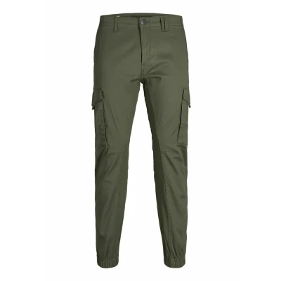 Image of Jack &amp; Jones Junior Jpstkane Jjbarkley NOOS JNR Cargo trousers for kids, Size: 11y, Olive night