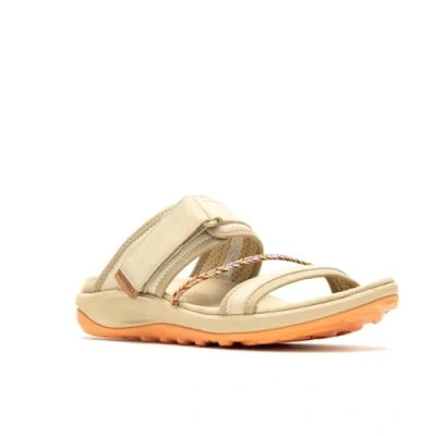 Image of Merrell Terran 4 Slide Walking sandals, Women&#039;s, Size: 4, Incense Leather and textile
