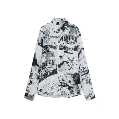 Image of Desigual Shirt, Men&#039;s, Size: Large, Grey