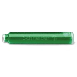 Image of Schneider Schreibgeräte Standard Ink Cartridges Suitable for Cutter and Many Others, Green, 6
