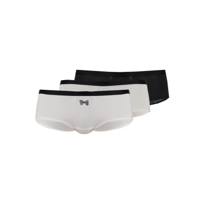 Image of DIM Pocket Boxer 3 PACK Briefs, Women&#039;s, Size: Large, Noir