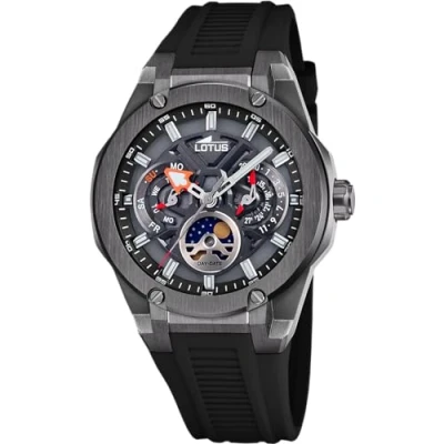 Image of Lotus Vortex Chronograph watch, Men&#039;s, Size: One Size, Black