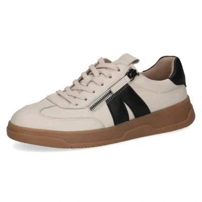 Image of Caprice Sneaker Trainers, Women&#039;s, Size: 4, Offwhite black shoes