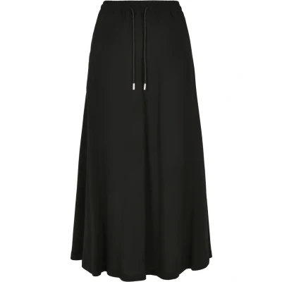 Image of Urban Classics Women&#039;s Viscose Midi Skirt, Long Skirt for Women, Available in Many Colours, Sizes XS 5XL, black,
