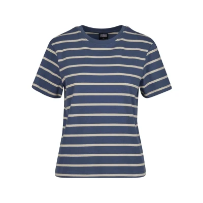 Image of Urban Classics Women&#039;s T Shirt, Whitesand/Vintage Blue, XS