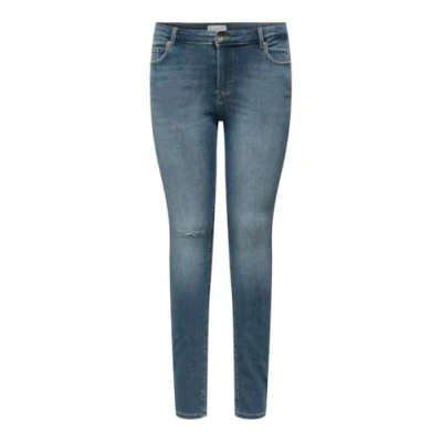 Image of ONLY Carmakoma Women&#039;s Jean Pants, Medium Blue (Medium Denim), 46W / 32L