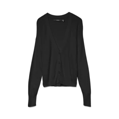 Image of Vero Moda Cardigan, Women&#039;s, Size: Medium, Black