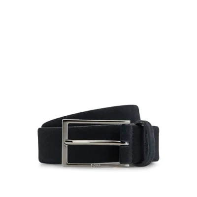 Image of BOSS Calindo Belt, Men&#039;s, Size: 38, Dark blue