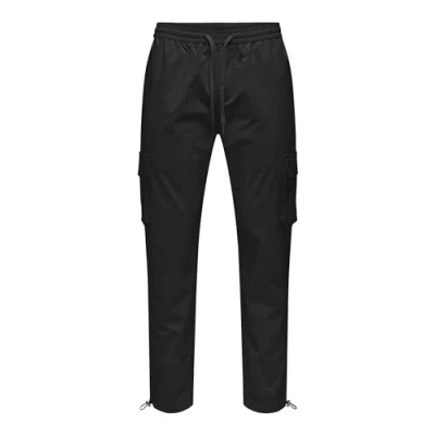 Image of Only &amp; Sons Onscommon PANT Cargo trousers, Men&#039;s, Size: Large, Black