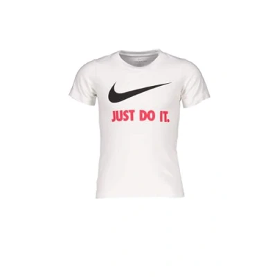 Image of Nike Sportswear TEE Print Tshirt for kids, Size: 5 6y, White/red