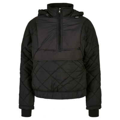 Image of Urban Classics Diamond Quilted Winter jacket, Women&#039;s, Size: Large, Black