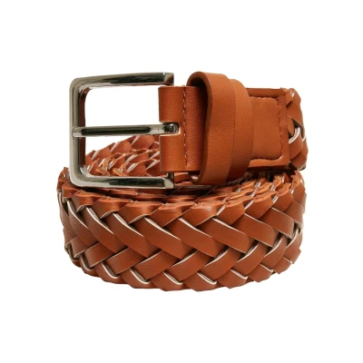 Image of Urban Classics Braided belt, Men&#039;s, Size: L/XL, Lightbrown