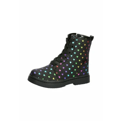 Image of Lico Girls Isalie Fashion Boots, Black Colourful, 26 EU