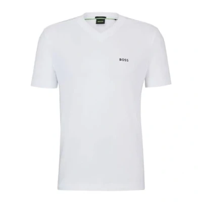 Image of BOSS Herren Tshirt Basic Tshirt, Men&#039;s, Size: Small, Weiss
