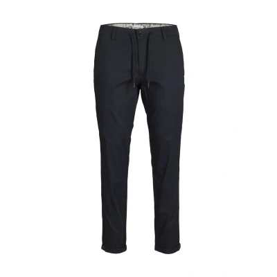 Image of JACK &amp; JONES Men&#039;s Jpstmarco Jjsummer Chinos Pants, Dark Navy, 28W / 32L